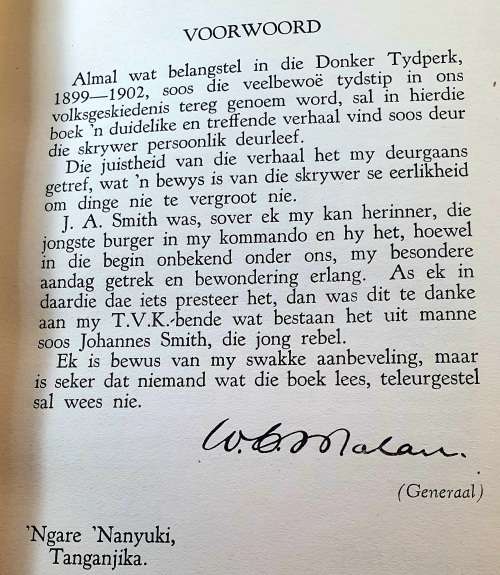 ANGLO BOER WAR: EK REBELLEER. J.A.SMITH.1946.