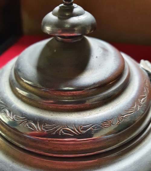 1930s PRESIDENT HEAVY SILVER PLATED TEA & COFFEE SET. STUNNING DETAIL. 4 PIECE .
