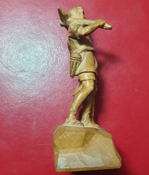 ORIGINAL VINTAGE HAND CARVED WILLIAM TELL AND SON BY ANRI