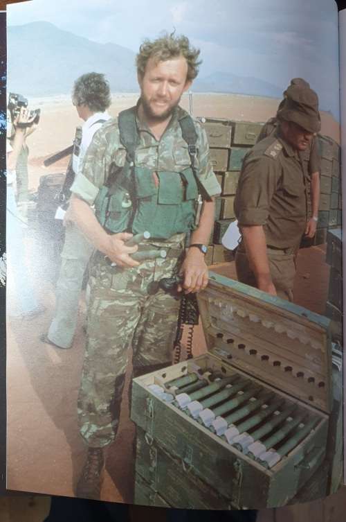 SOUTH AFRICAN WAR MACHINE. TO LOUIS LE GRANGE SIGNED BY AUTHOR. BIG FORMAT. A4.