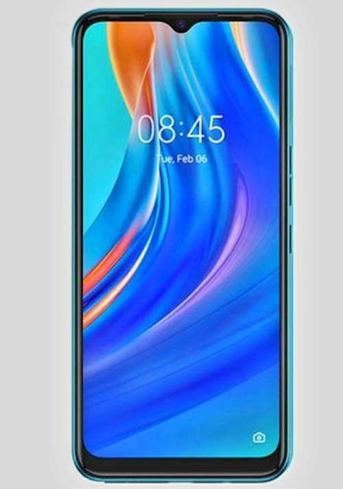 TECNO SPARK 7 CELL PHONE. 64GB 4G DS MORPHEUS BLUE. NEW IN UNOPENED BOX.