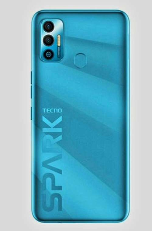 TECNO SPARK 7 CELL PHONE. 64GB 4G DS MORPHEUS BLUE. NEW IN UNOPENED BOX.