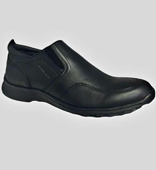 BRONX STRIKE BLACK NATAN LEATHER MENS SHOES. SIZE 10. NEW IN BOX. SHOP STOCK.