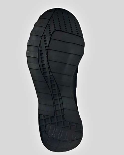 BRONX STRIKE BLACK NATAN LEATHER MENS SHOES. SIZE 10. NEW IN BOX. SHOP STOCK.
