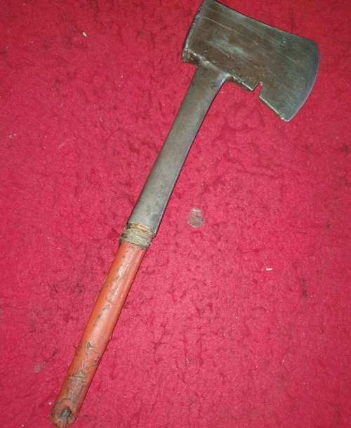 ANTIQUE CARL SCHLIEPER GERMANY HATCHET . VERY SCARCE !!