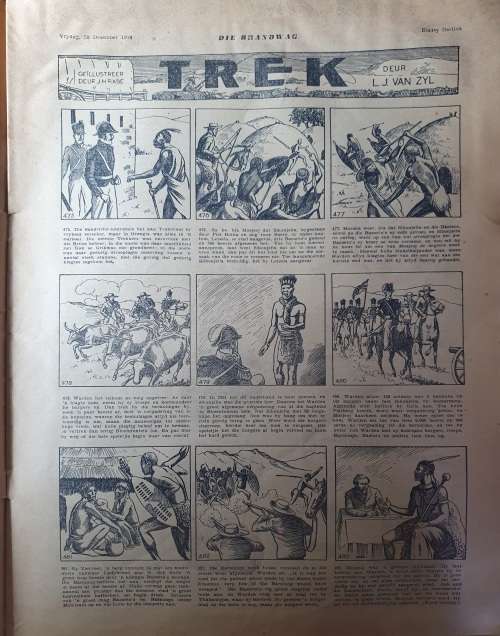 30 DES. 1938. DIE BRANDWAG  MAGAZINE. BIG FORMAT. A3.