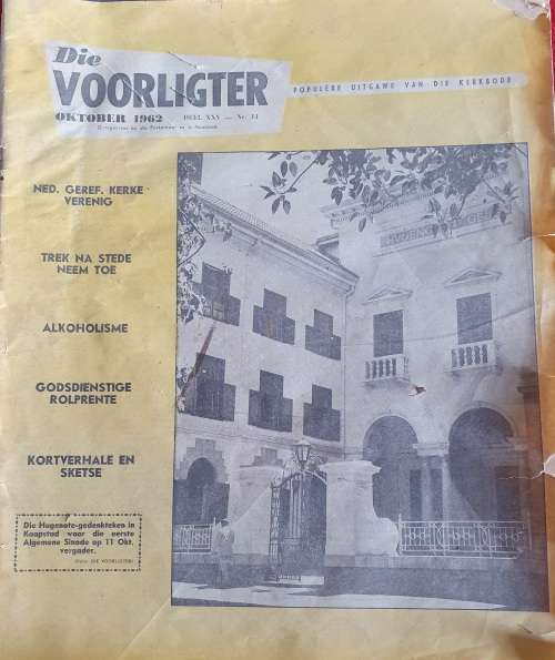 OKT. 1962. DIE VOORLIGTER. MAGAZINE. BIG FORMAT. A3.