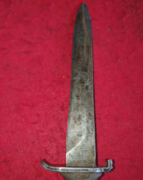 GLOCK 78  AUSTRIAN ARMY FIELD KNIFE / BAYONET  AND SCABBARD