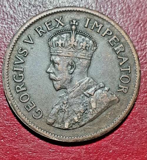 1923 UNION HALF PENNY . EXCEPTIONAL CONDITION !