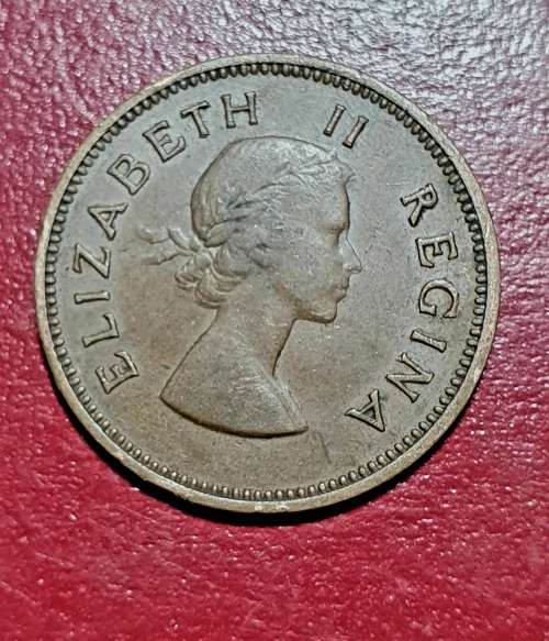1959 UNION HALF PENNY   . EXCEPTIONAL CONDITION !