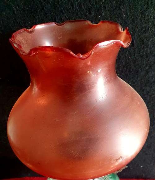 120 MORE ITEMS ON SAME AUCTION!! ANTIQUE HUGE 41 CM HIGH OIL LAMP. STUNNING DETAIL !!
