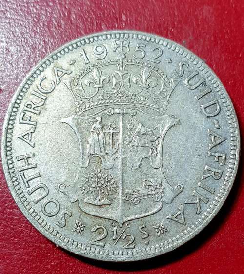 Silver . 1952 2½ Shillings - George VI . EXCEPTIONAL CONDITION!!