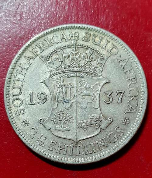 1937 2½ Shillings - George VI . (.800) 14.14 g