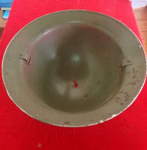 WW11 ARMY MK11 STEEL HELMET. BRODIE. 1940