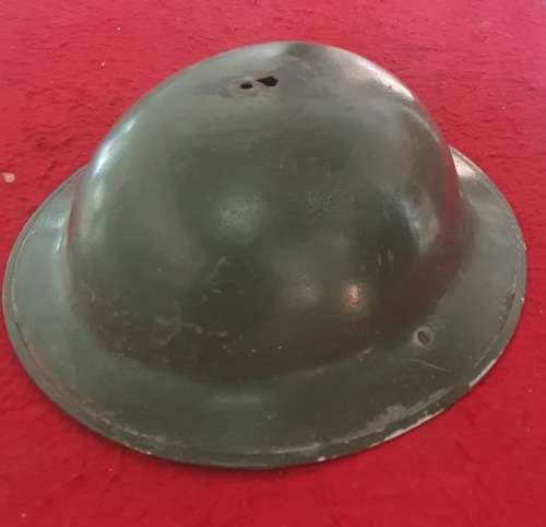 WW11 ARMY MK11 STEEL HELMET. BRODIE. 1940