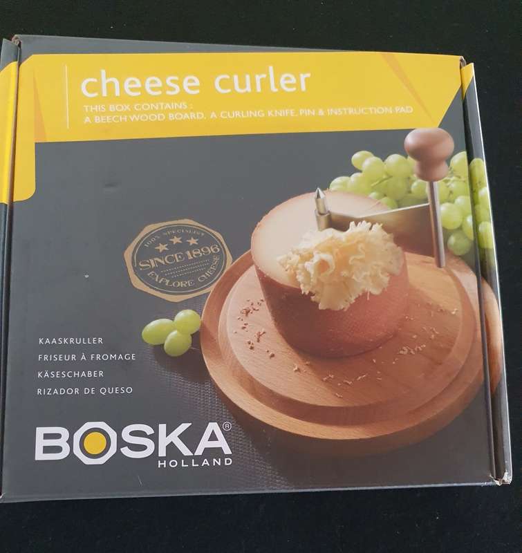 NEW BOSKA HOLLAND CHEESE CURLER. UNOPENED IN THE BOX. UNWANTED GIFT. VALUE OVER R2400 !!