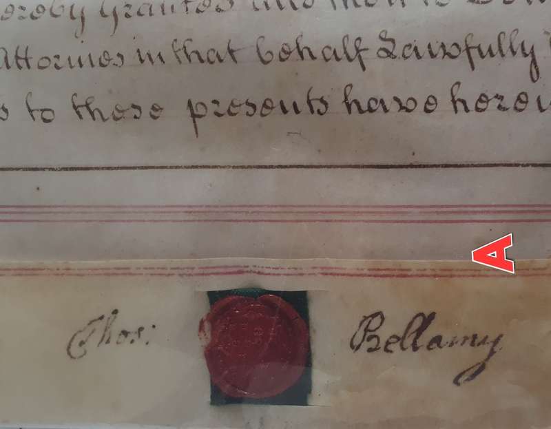 1761 , MARCH 14.  TRIPARTITE INDENTURE DOCUMENT.