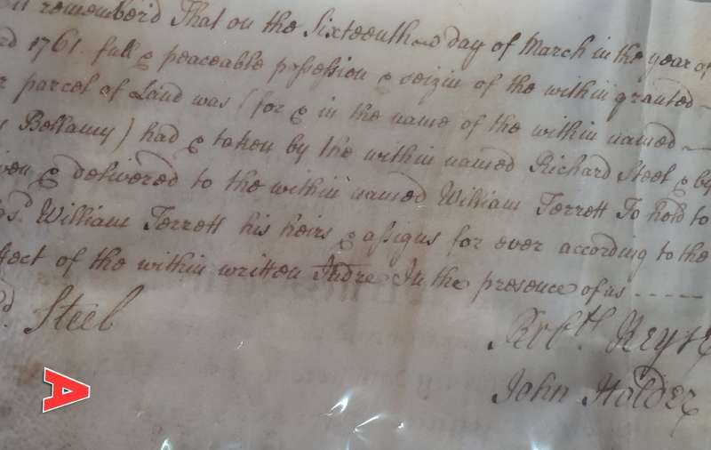 1761 , MARCH 14.  TRIPARTITE INDENTURE DOCUMENT.
