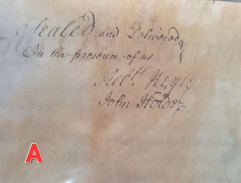 1761 , MARCH 14.  TRIPARTITE INDENTURE DOCUMENT.