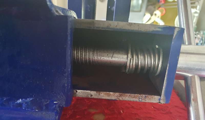 HUGE 20KG / 18CM CLAMP OPENING  BENCH WRENCH. NEVER BEEN USED.