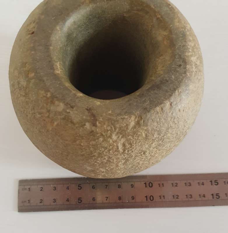 PREHISTORIC BUSHMEN HUGE DIGGING STONE FROM PRIVATE COLLECTION. LAST ONE !!