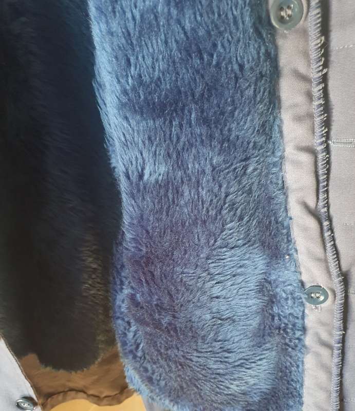 1985 RIOT POLICE JACKET COMPLETE WITH WOOL INNER . LARGE. 90 X LOTS MORE SAME AUCTION !!