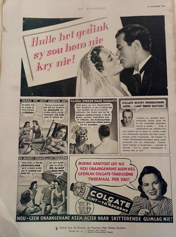 19 SEPREMBER 1941.  DIE HUISGENOOT. HEIDE. BIG FORMAT .28CM WIDE X 38CM LENGHT.