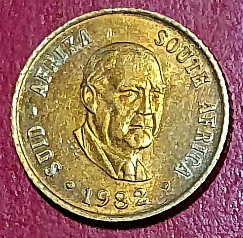 20 X 1982 RSA 0NE CENT COINS . UNC TO CIRC. ONE BID FOR ALL.
