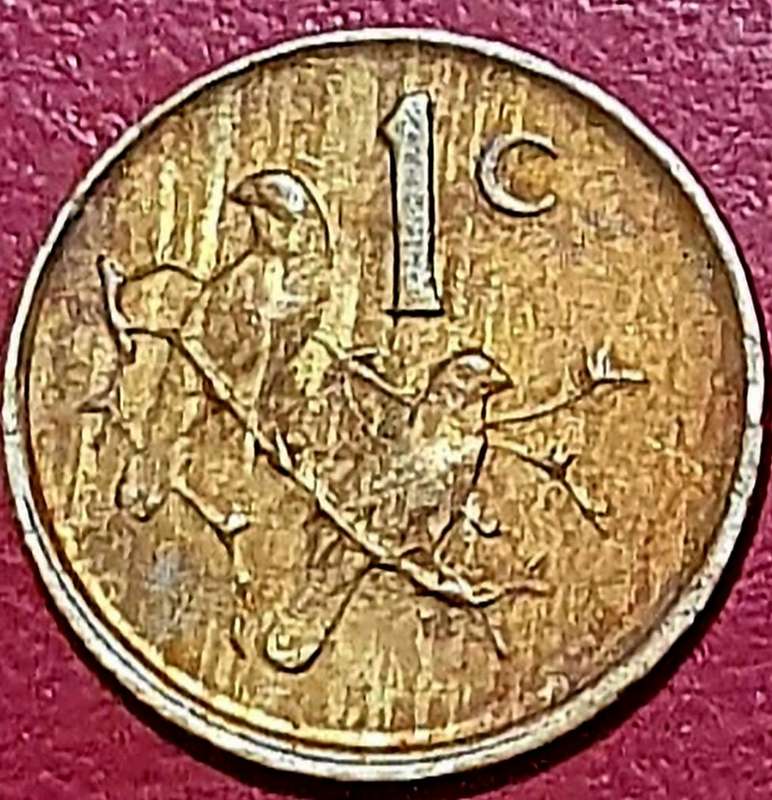 20 X 1982 RSA 0NE CENT COINS . UNC TO CIRC. ONE BID FOR ALL.