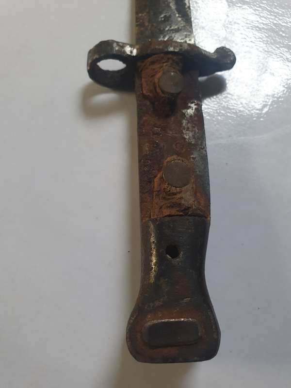 ANGLO BOER WAR LEE METFORD 1898 BAYONET. SALVAGED FROM VEGKOP REGION. KAROO.