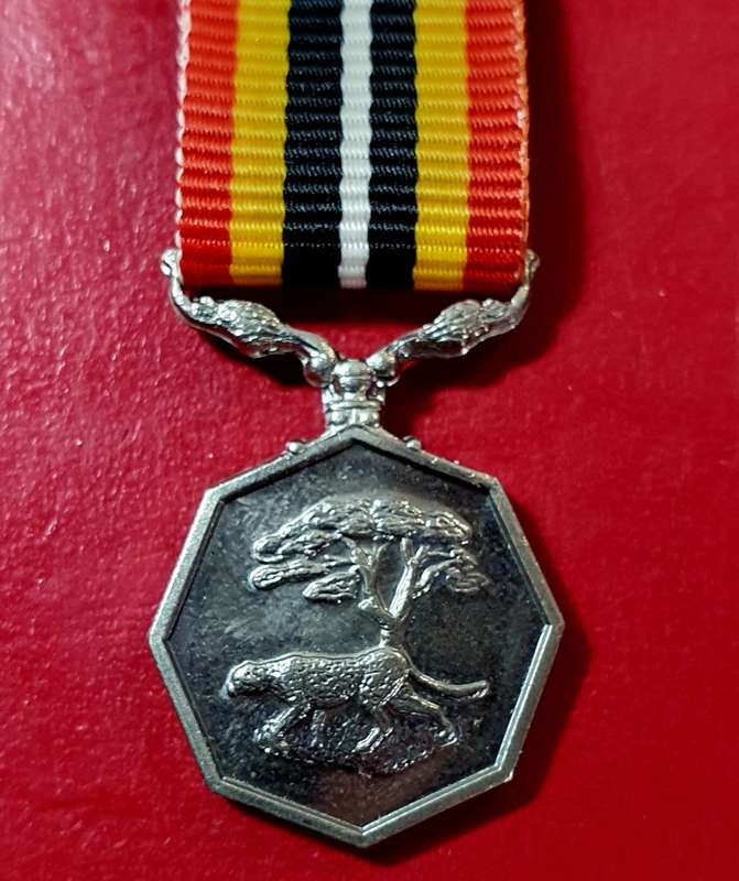 1987 SADF SOUTHERN AFRICA MEDAL , MINIATURE.
