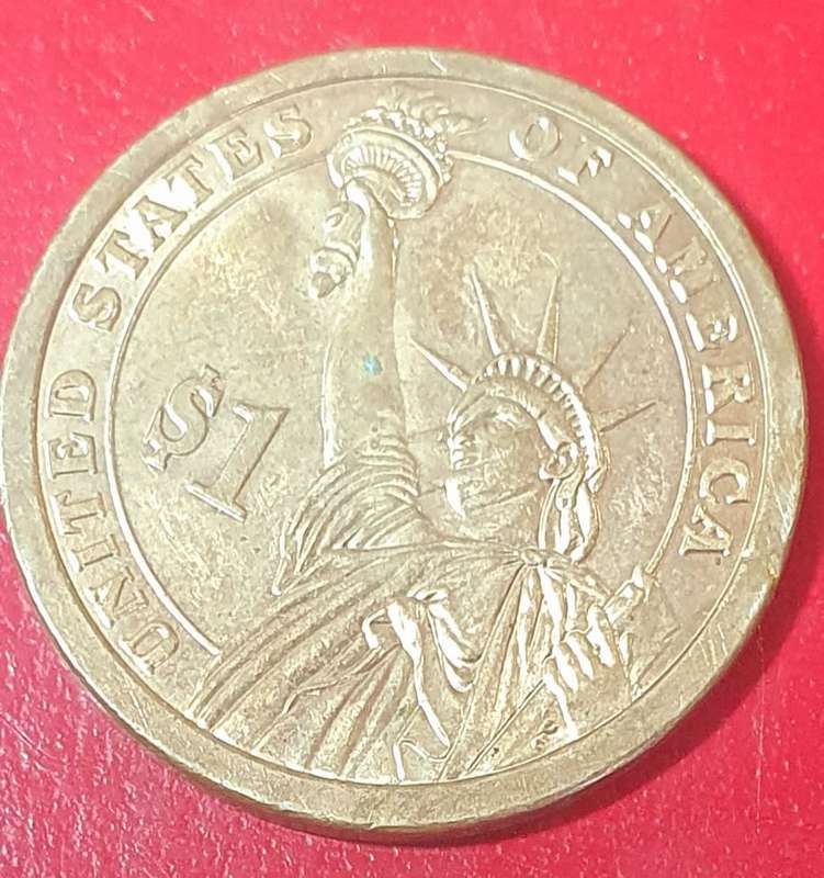 SCARCE ONE USD -  2011 P  . Rutherford B. Hayes COIN. Commemorative issue.