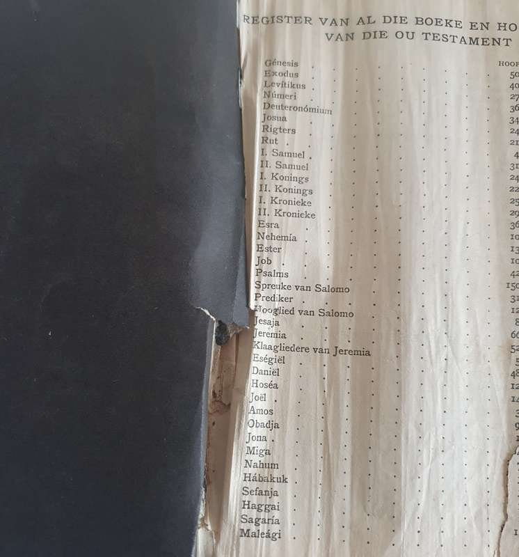 1933 Afrikaans Bible (First edition of the first Bible published in the Afrikaans language)