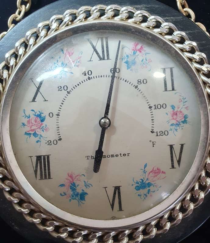 VINTAGE LARGE  THERMOMETER.