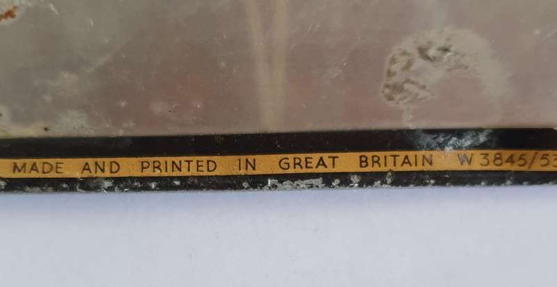 VINTAGE DEWARS WHITE LABEL SCOTCH WHISKY METAL PRINTED SIGN. 50CM H X 23CM W