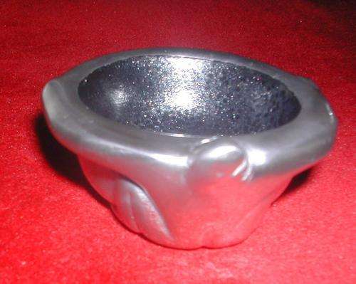 CAROL BOYES BUTTER DISH. "MAN"