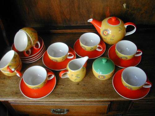 21 PIECE TEA / COFFEE SET !! LOVELY RETRO !!!
