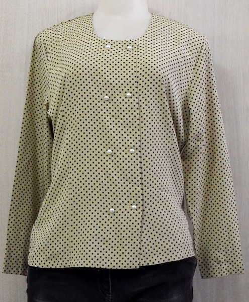 Seize long sleeve shirt with imitation pearl buttons - Size : S / M