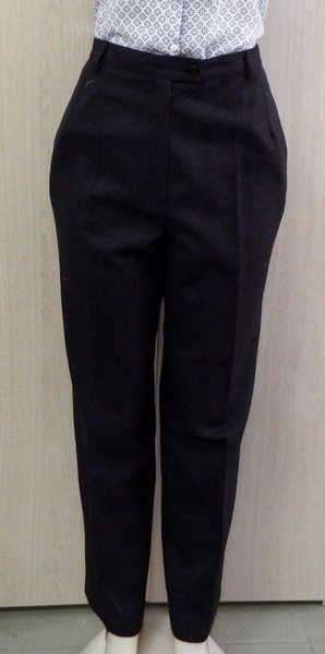 Vintage WATSON pure new wool long pants - Colour: Dark grey - Size: 14/38 - Length: 105 cm As new