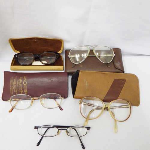 Lot of 5 old reading glasses