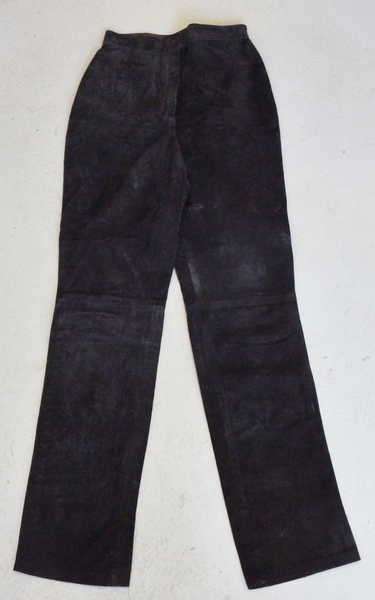 Vintage sued leather pants - Very good condition - Size 32 - Inner leg 81 cm