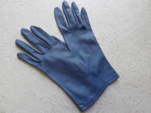 Vintage blue women`s gloves