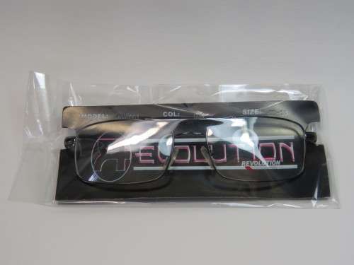 Revolution reading glasses frame - Model RV8001 - Colour GUNmetal - Size 56/18