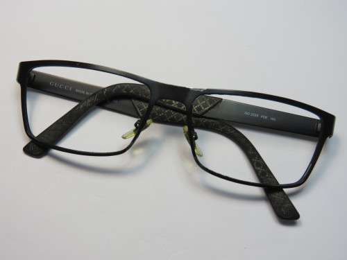 Pair of well used Gucci GG 2223 reading glasses frame