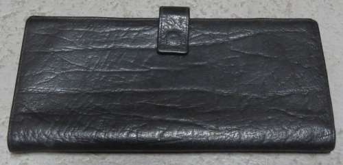 Vintage Leone Genuine African Buffalo wallet