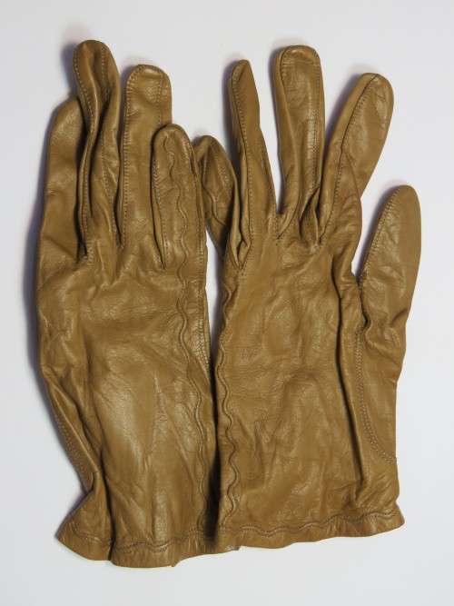 Pair of vintage leather gloves - Small size