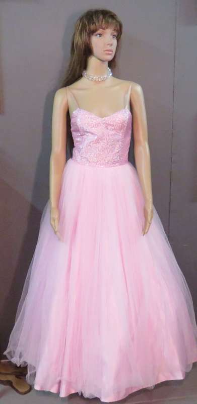 Pink handmade evening/matricball dress - Beautiful