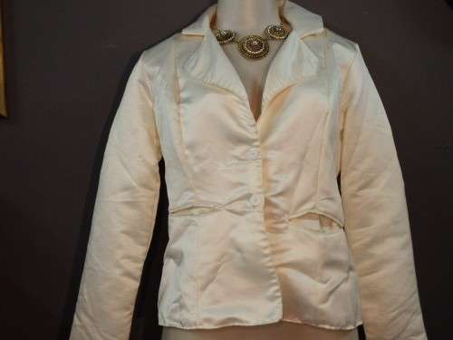 Beautiful off-white handmade jacket - Lined