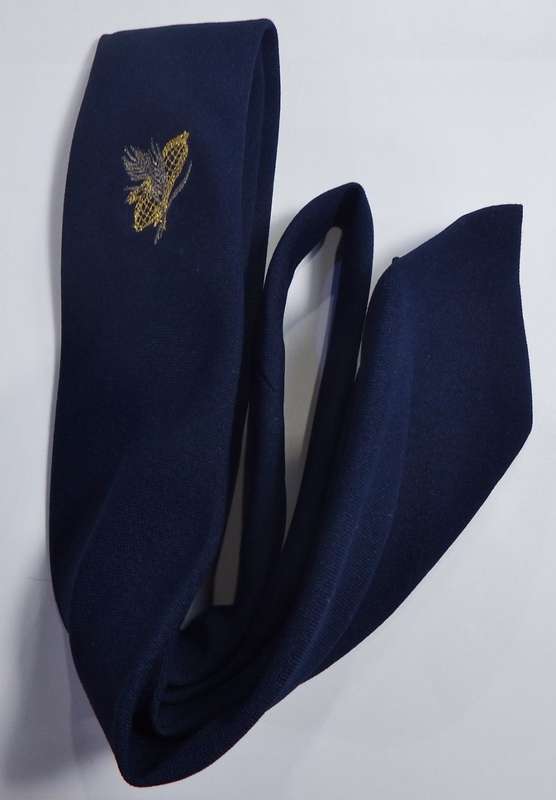 Vintage tie with Maize Corn logo - Length 141 cm