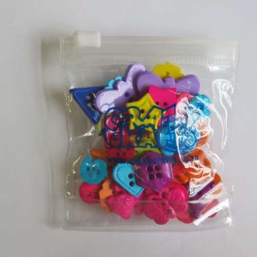 28-40 small different shapes and bright colour buttons